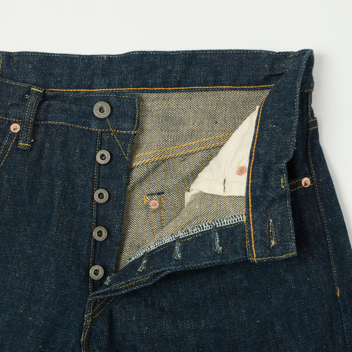 ONI Denim 266ZR-ECRU 'Secret Denim Ecru Weft' 20oz Loose Straight Jean - One Wash