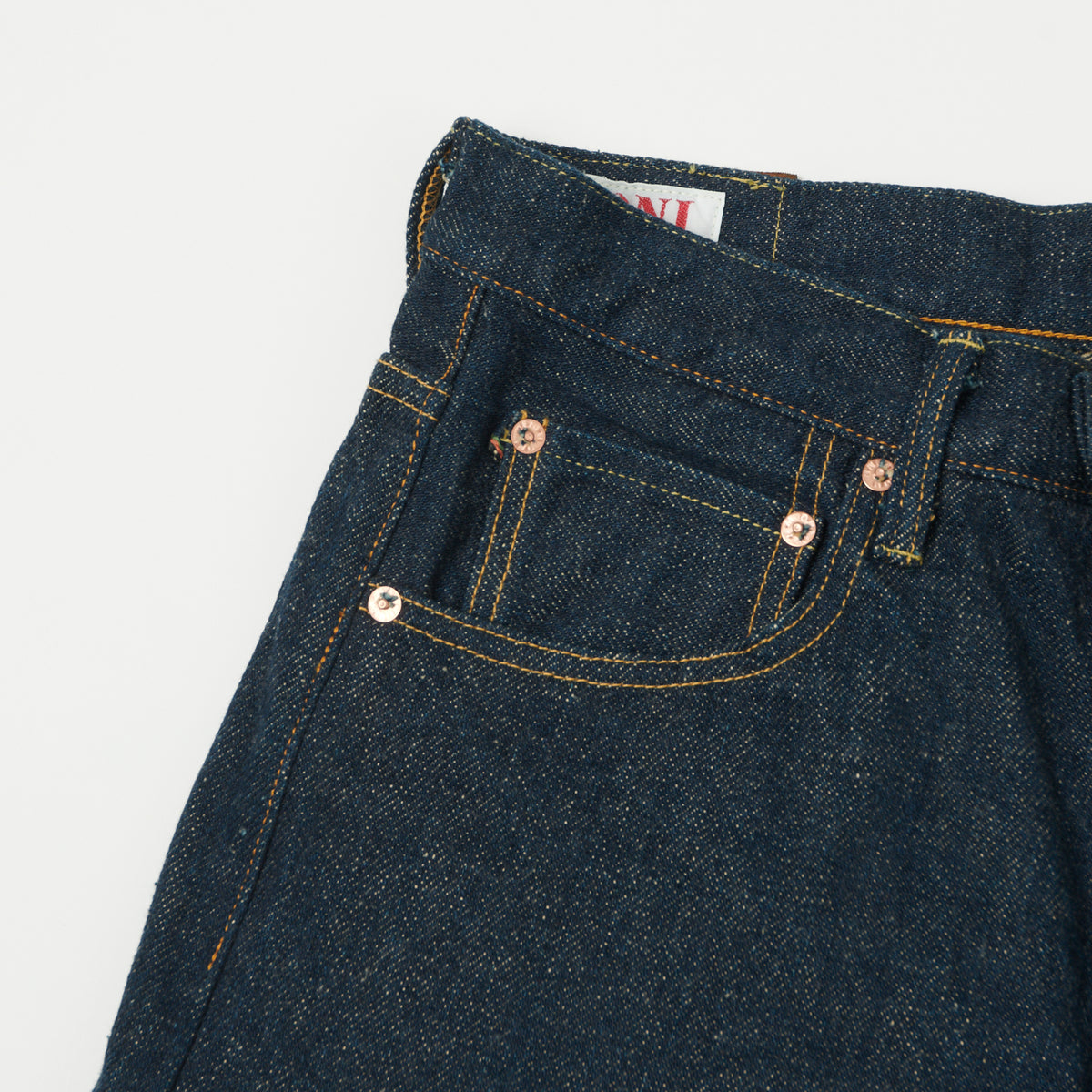 ONI Denim 266ZR-KABEG Secret Denim Kabuki Emi Loose Straight Jean - One Wash
