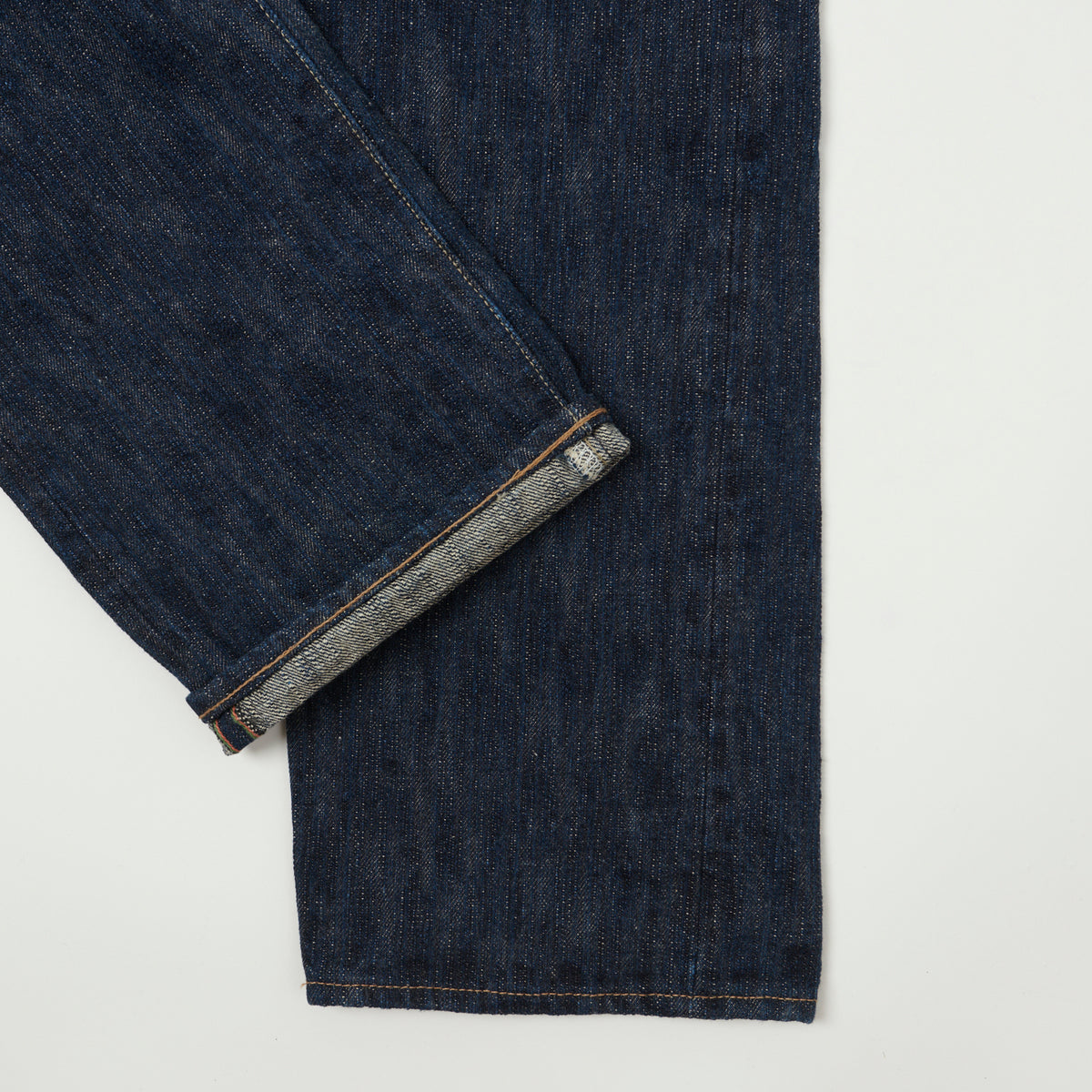 ONI Denim 266 Kase 16oz Natural Indigo 'Kabuki' Selvedge Loose Straight Jean - One Wash