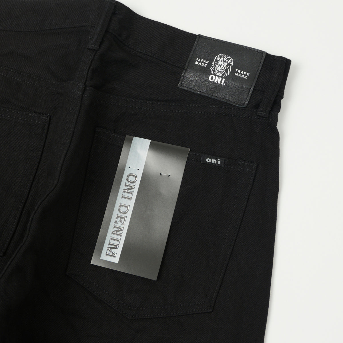 ONI Denim 286-13BK 13oz Regular Straight Jean - Black One Wash