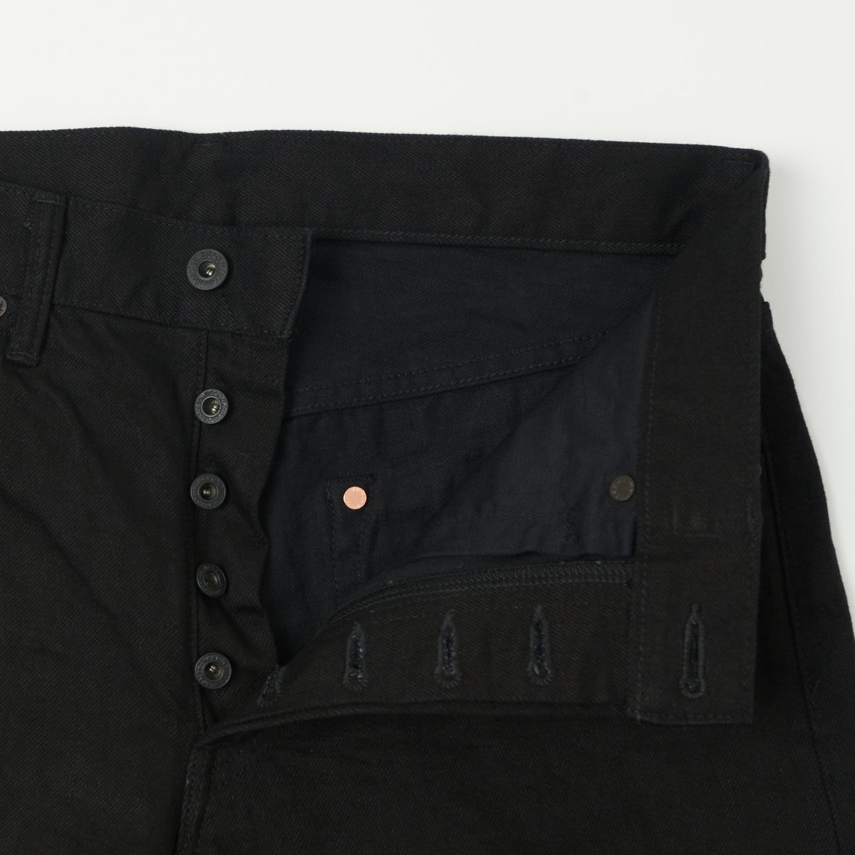 ONI Denim 286-13BK 13oz Regular Straight Jean - Black One Wash