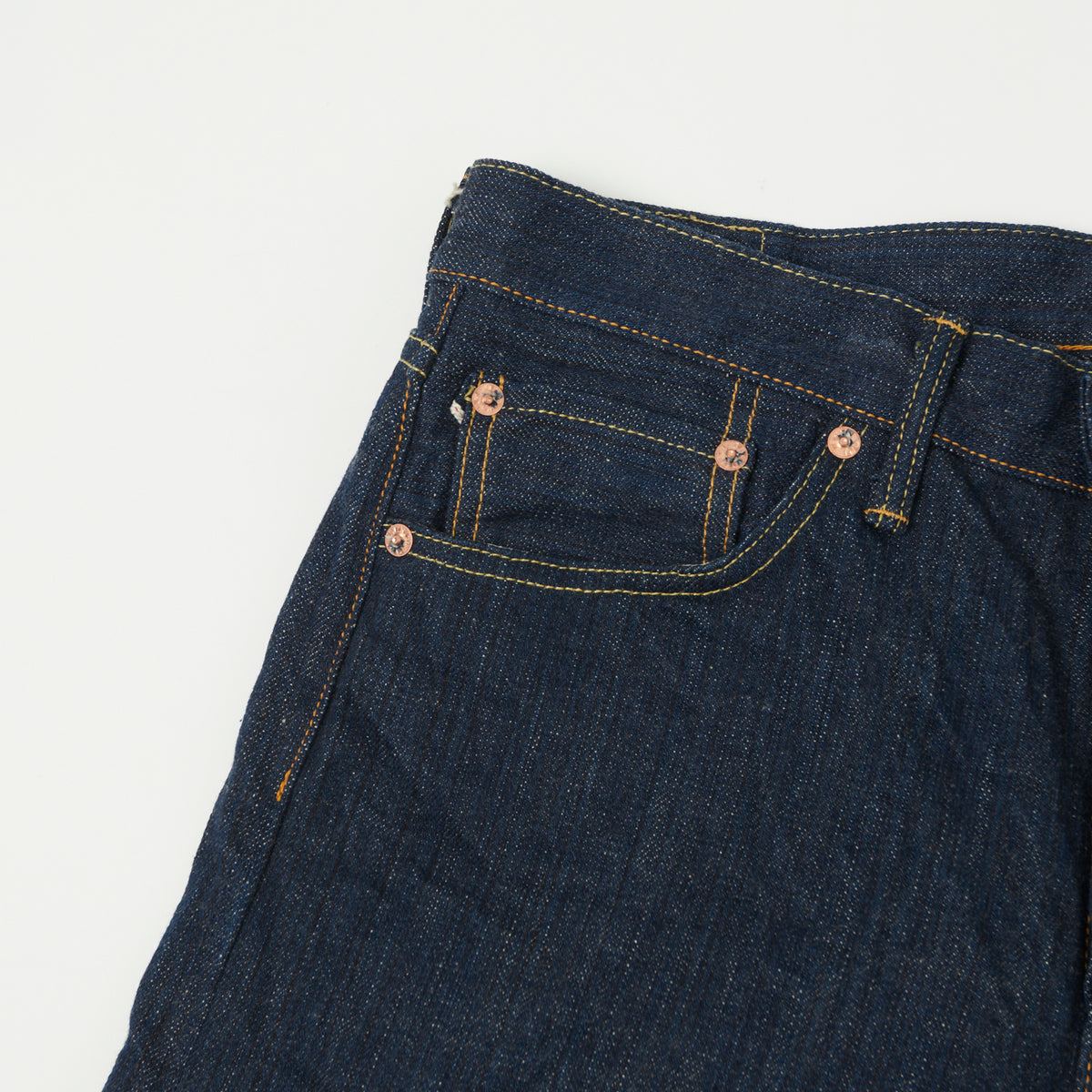 ONI Denim 288-Kiwami Natural Indigo 16oz Loose Straight Jean - One Wash