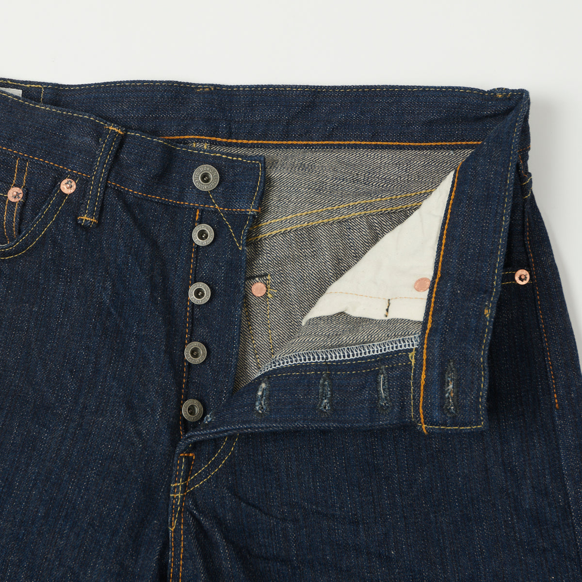 ONI Denim 288-Kiwami Natural Indigo 16oz Loose Straight Jean - One Wash