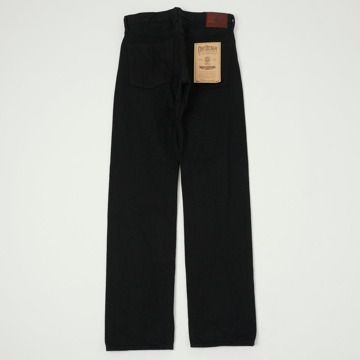 ONI Denim 288ZR-BKBK 20oz Secret Denim Loose Straight Jean - Black One Wash