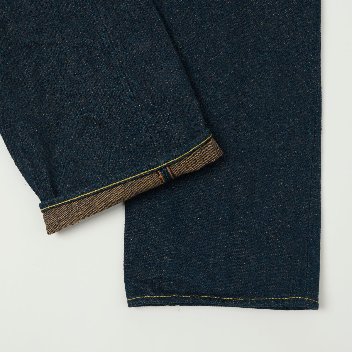 ONI Denim 288ZR-LBR 20oz Brown Weft 'Secret Denim' Loose Straight Jean - One Wash