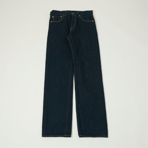ONI Denim 288ZR-OLV 20oz Olive Weft 'Secret Denim' Loose Straight Jean - One Wash