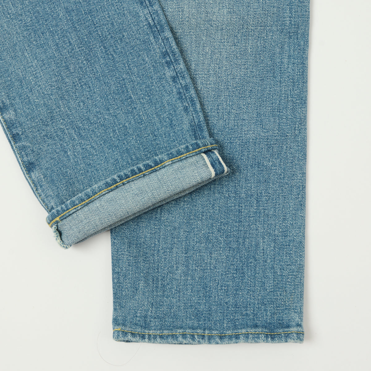 ONI Denim 121S Ishikawadai 15oz Slim Tapered Stretch Jean - Bleach Wash