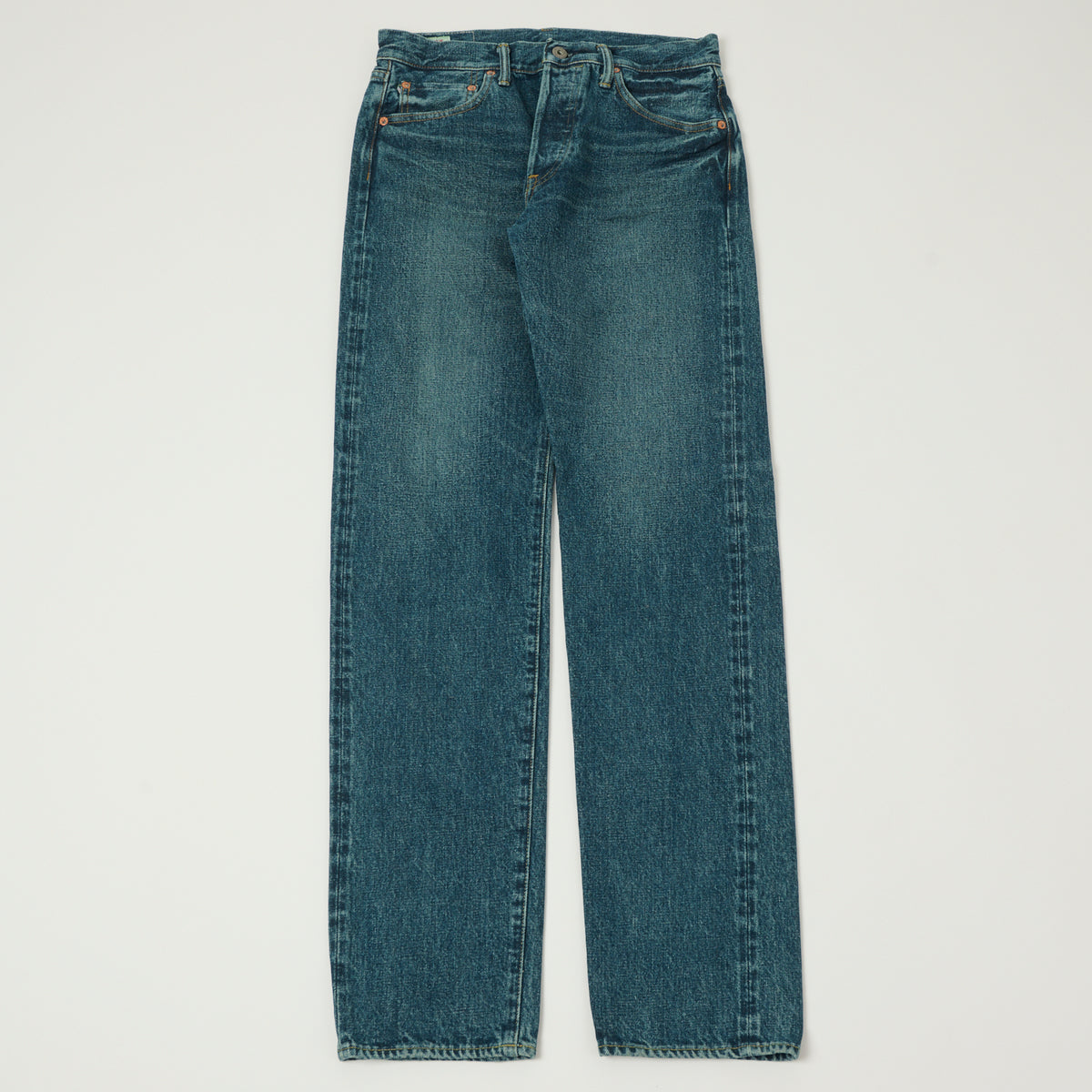 ONI Denim 246 Ishikawadai 15oz Relaxed Tapered Jean - Used Wash