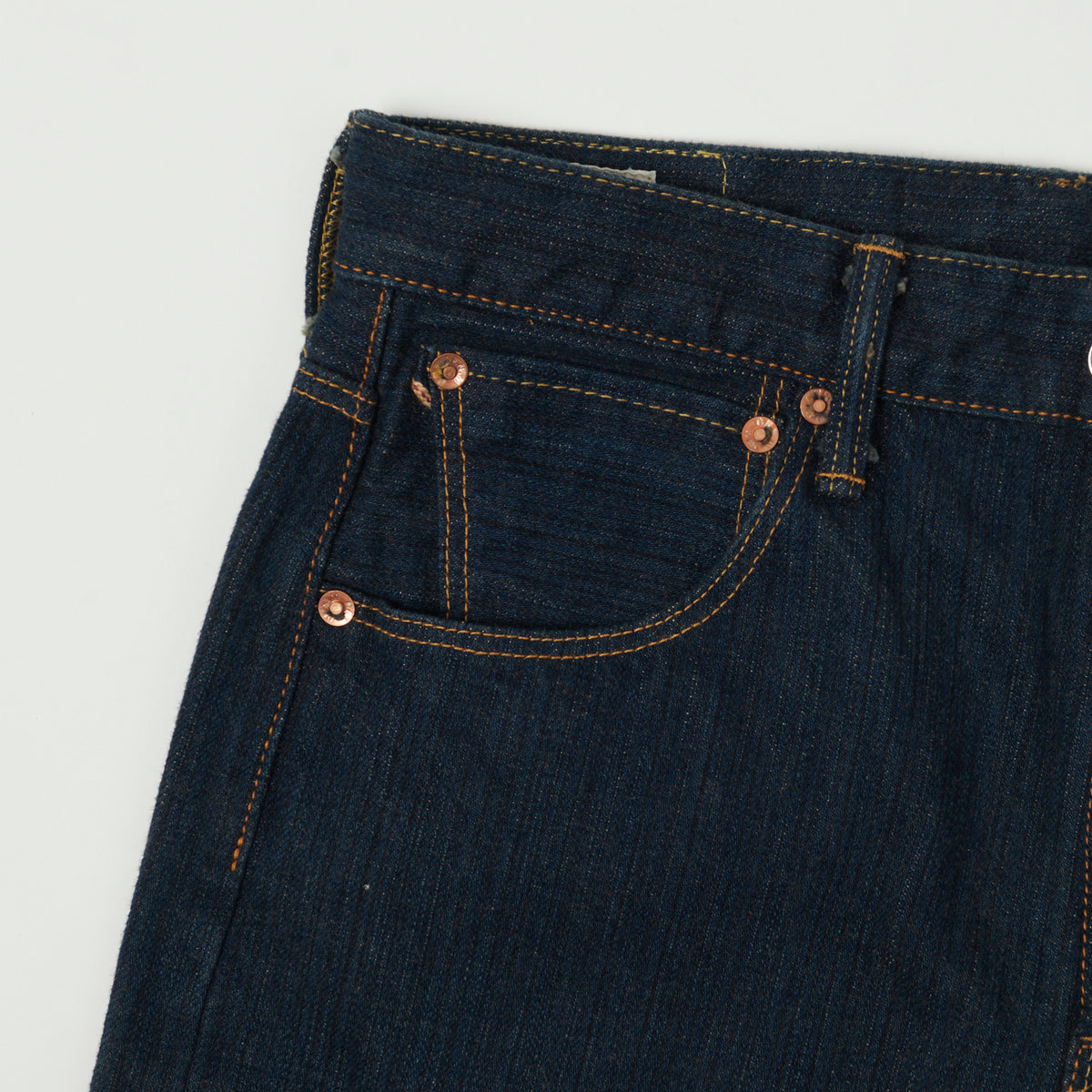 ONI Denim 510SHM 'Kiwami' Semi Hand Made 16oz Natural Indigo Slim Straight Jean - One Wash