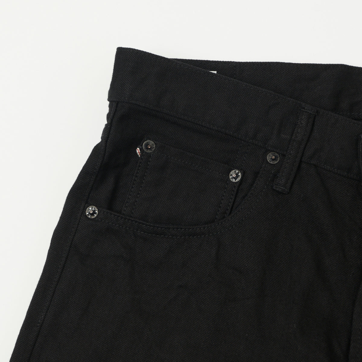 ONI Denim 566-13BK 13oz Straight Jean - Black One Wash