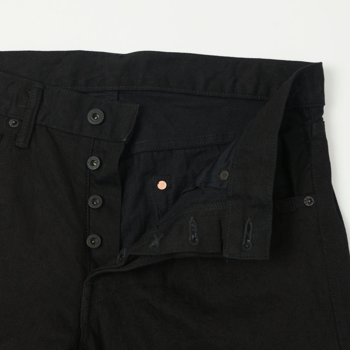 ONI Denim 566-13BK 13oz Straight Jean - Black One Wash