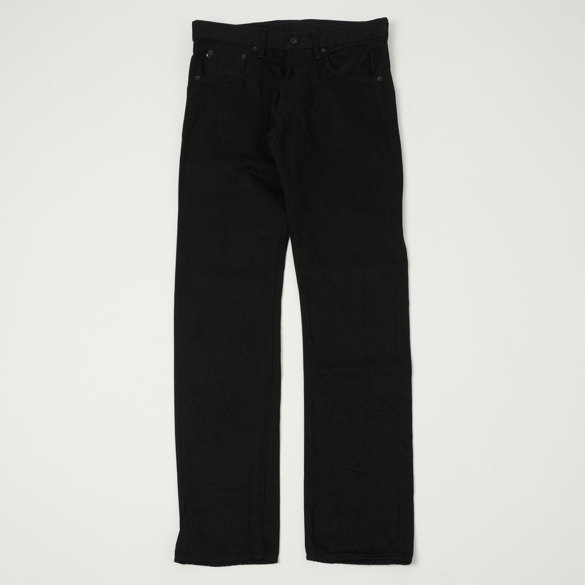 ONI Denim 566-13BK 13oz Straight Jean - Black One Wash