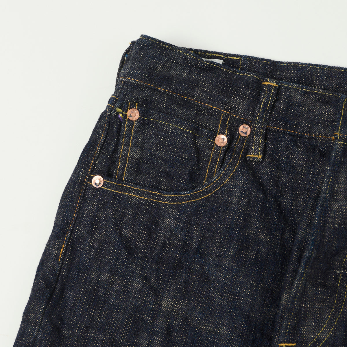 ONI Denim 595-Kasuri 17oz Regular Straight Jean - One Wash