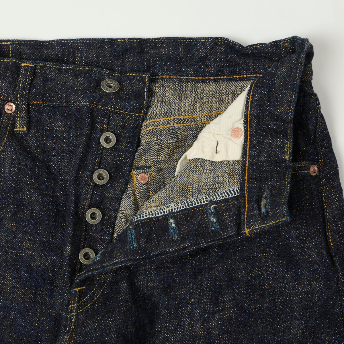 ONI Denim 595-Kasuri 17oz Regular Straight Jean - One Wash