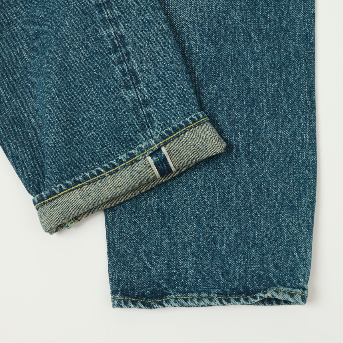 ONI Denim 246 Ishikawadai 15oz Relaxed Tapered Jean - Used Wash