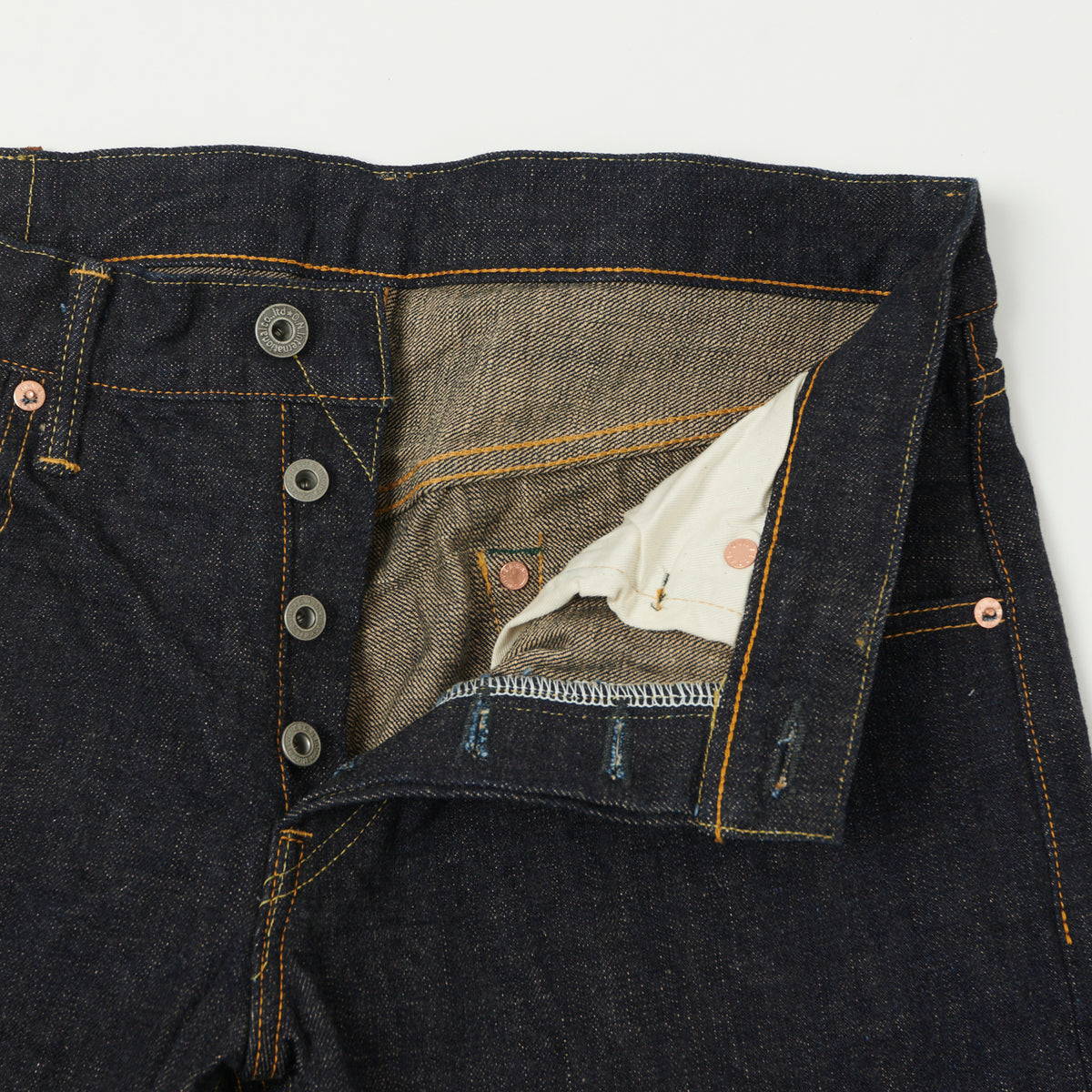 ONI Denim 622-14KBE 14oz Relaxed Tapered Jean - One Wash