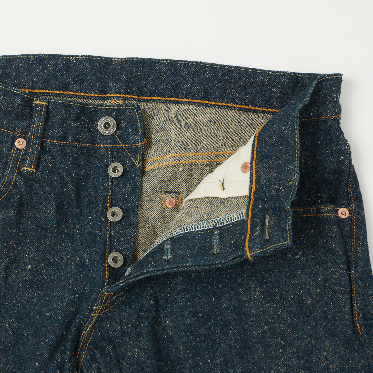 ONI Denim 622-CCD 'Crushed Concrete Denim' 15oz Regular Tapered Jean - One Wash