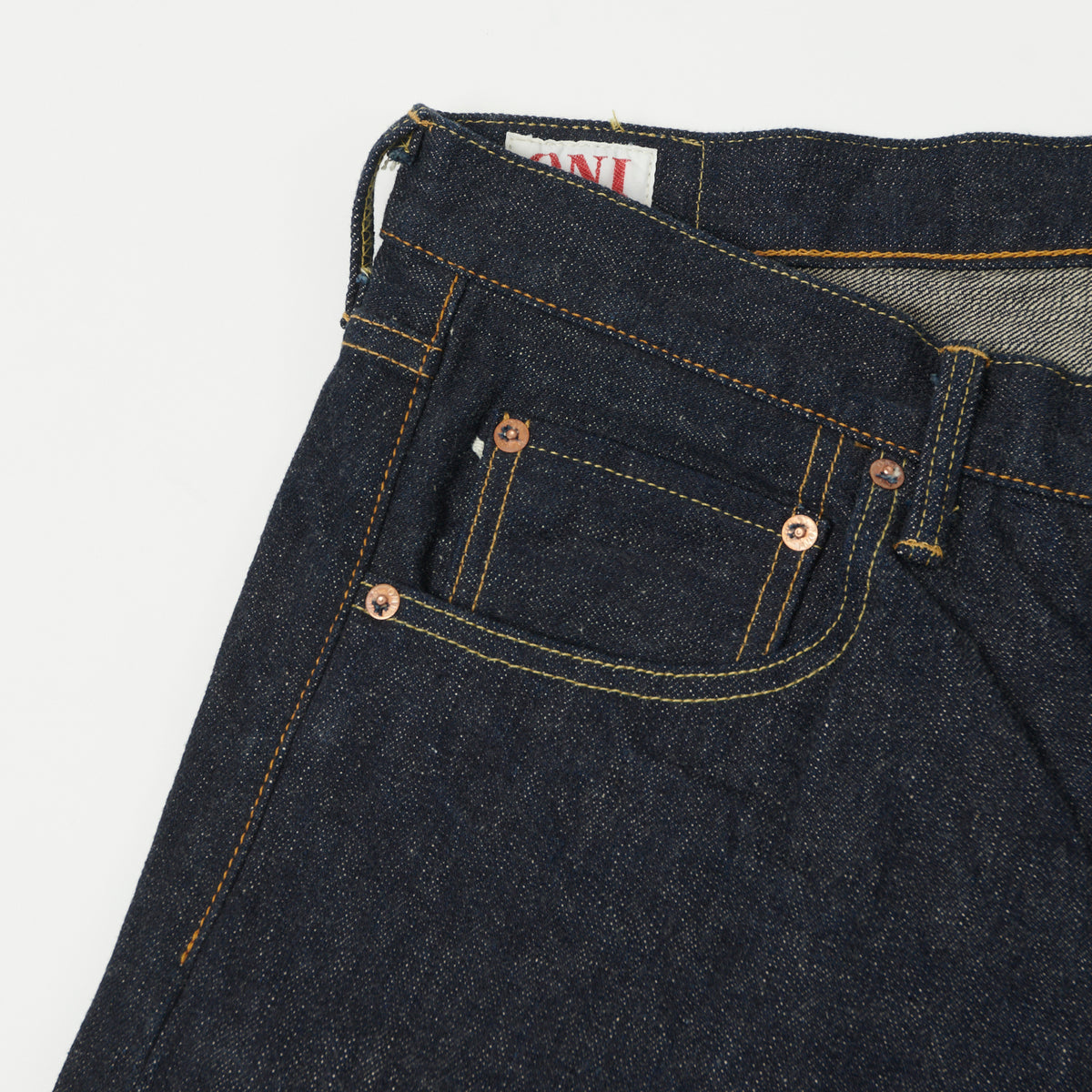 ONI Denim 622RC 16oz Natural Indigo Red Caliper Regular Tapered Jean - One Wash