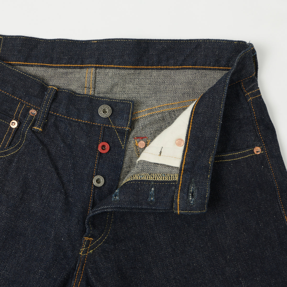 ONI Denim 622RC 16oz Natural Indigo Red Caliper Regular Tapered Jean - One Wash