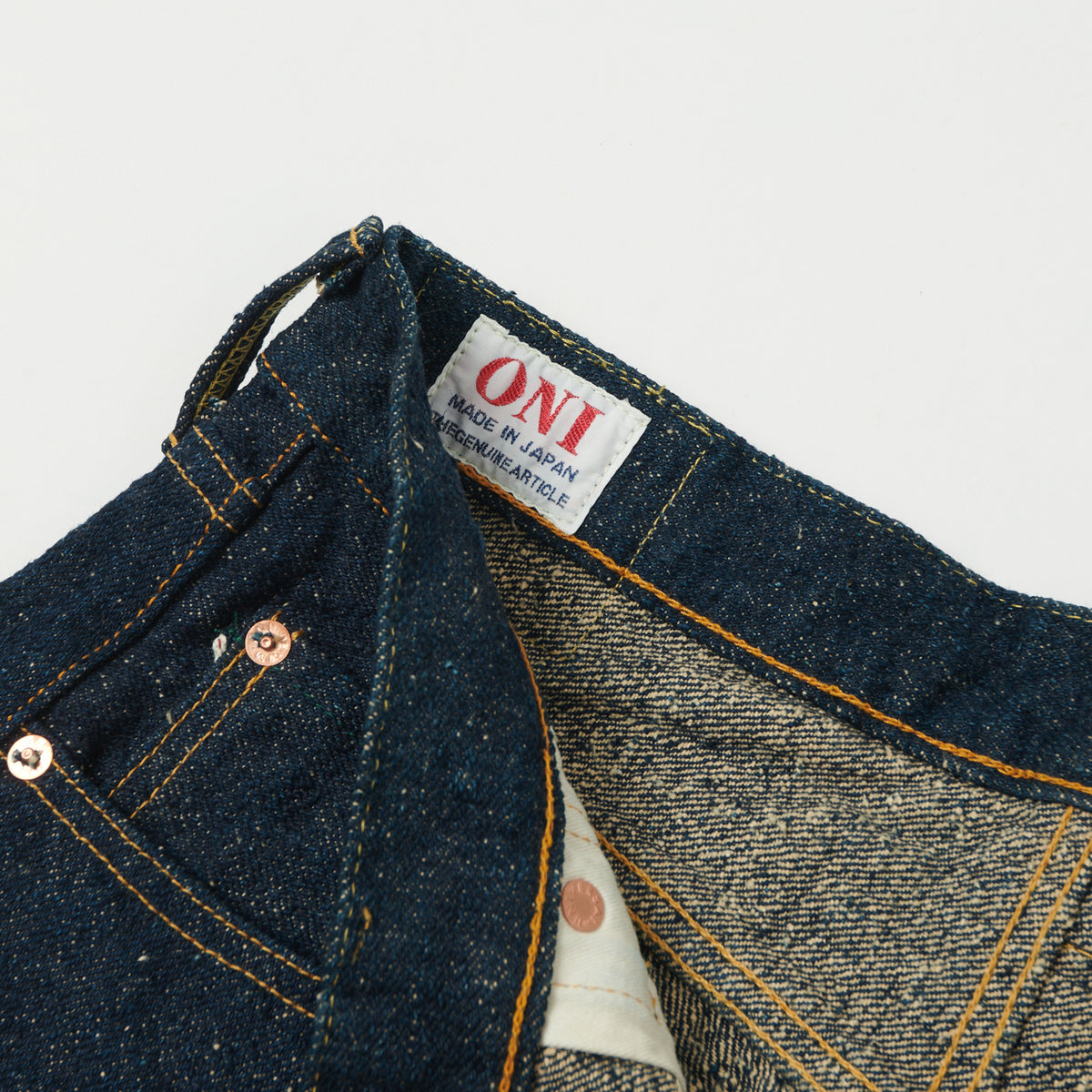 ONI Denim 622-SESR 'Secret Super Rough Denim' 20oz Regular Tapered Jean - One Wash