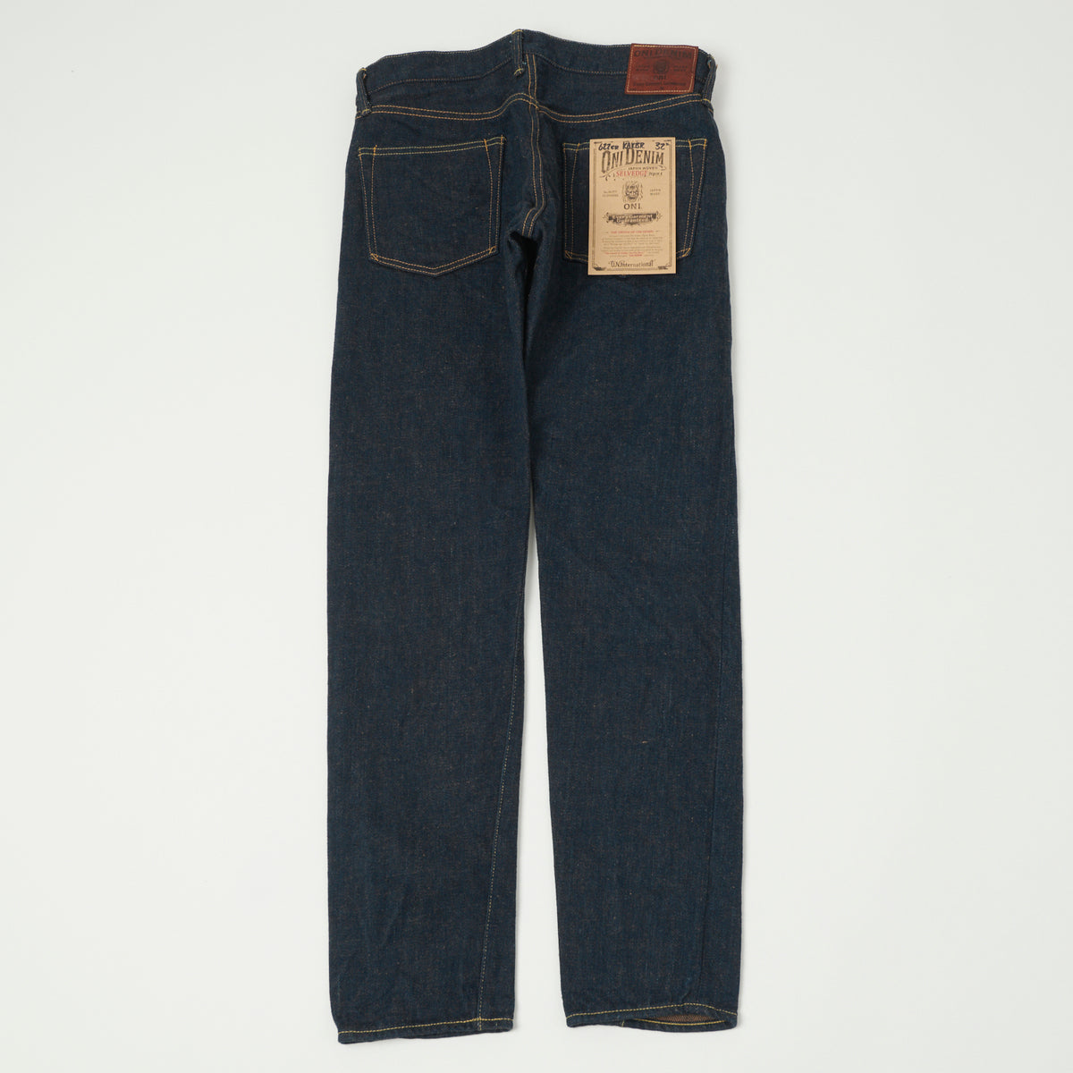 ONI Denim 622ZR-KAKBR 20oz Secret Denim Relaxed Tapered Jean - One Wash