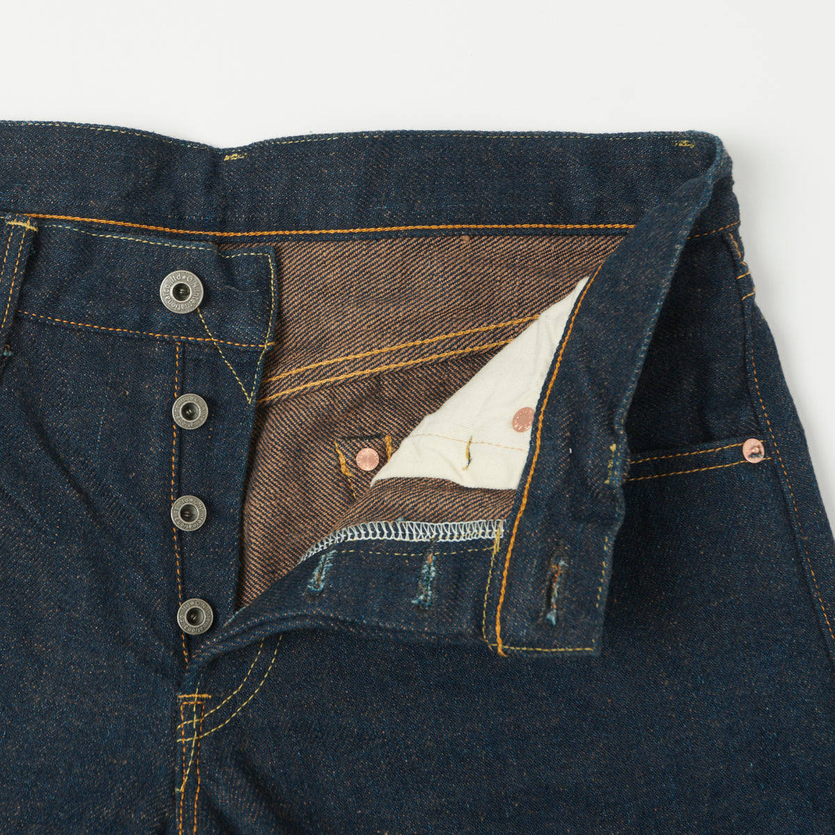 ONI Denim 622ZR-KAKBR 20oz Secret Denim Relaxed Tapered Jean - One Wash