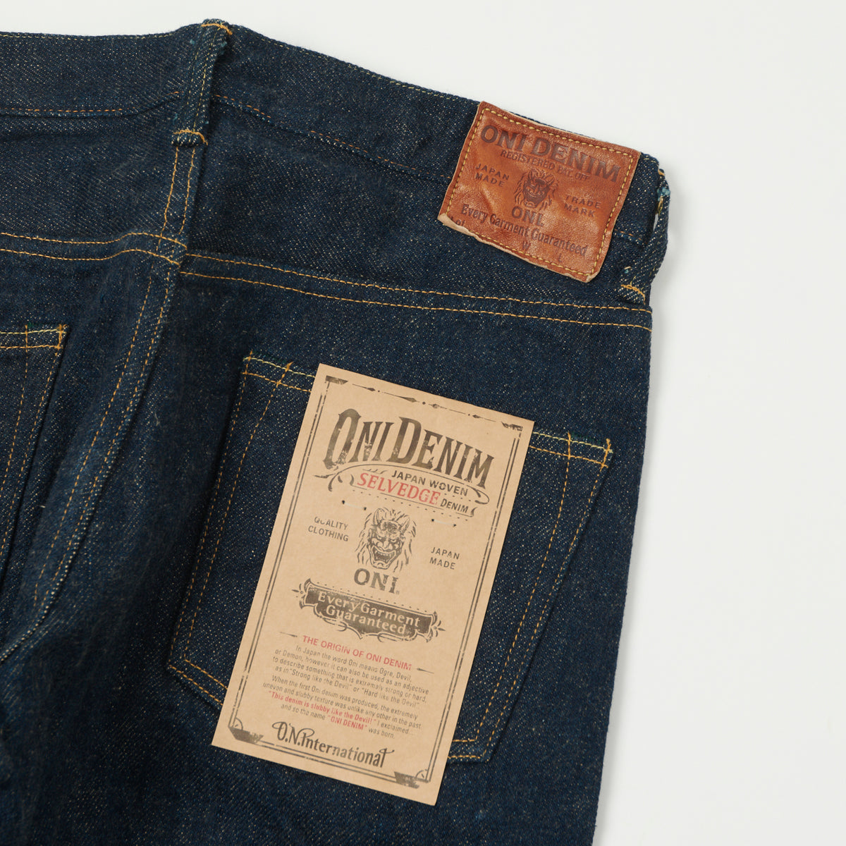 ONI Denim 622ZR 20oz Secret Denim Relaxed Tapered Jean - One Wash