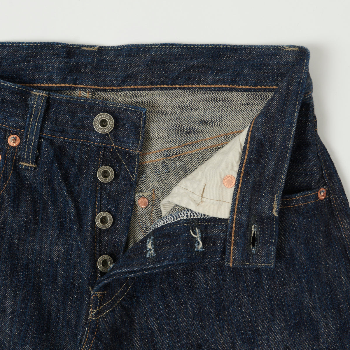 ONI Denim 632 Kase 16oz Natural Indigo 'Kabuki' Regular Tapered Jean - One Wash