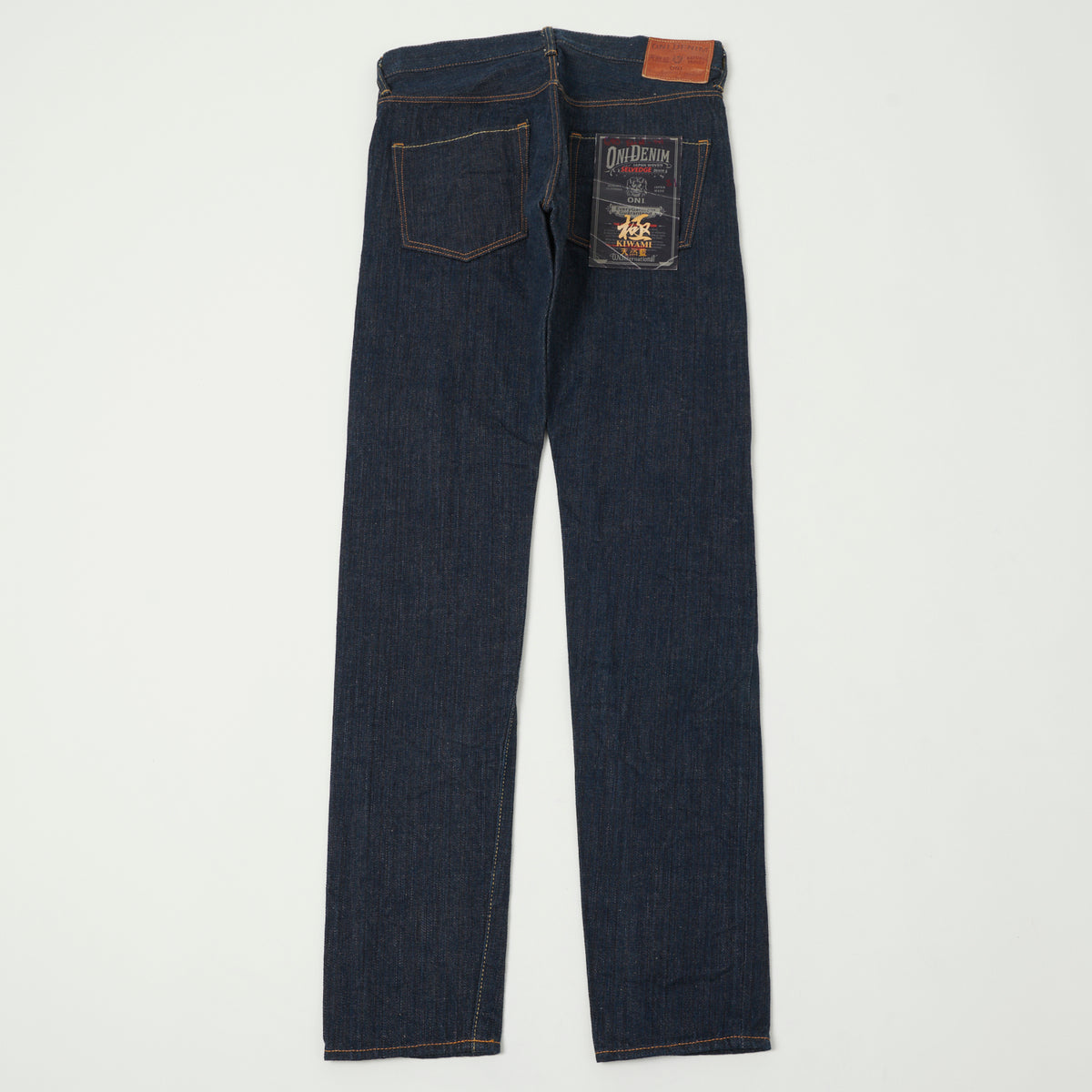 ONI Denim 640 'Kiwami' Semi Hand Made 16oz Natural Indigo Slim Tapered Jean - One Wash
