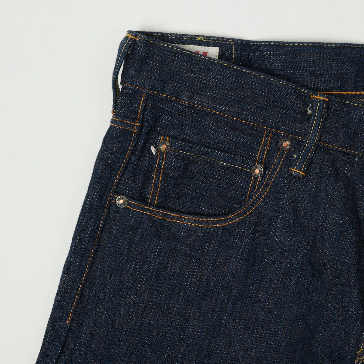 ONI Denim 640 'Kiwami' Semi Hand Made 16oz Natural Indigo Slim Tapered Jean - One Wash