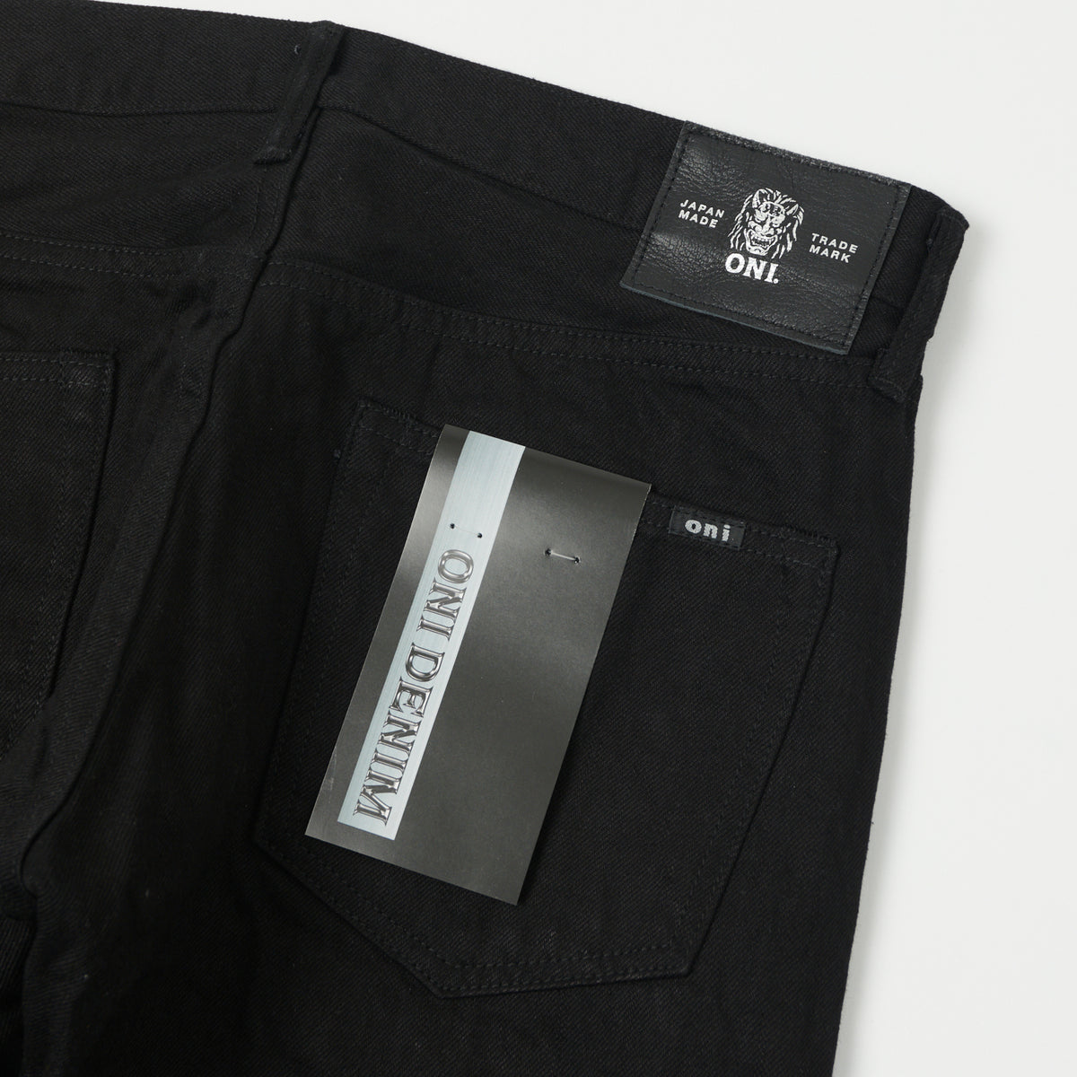 ONI Denim 642-13BK 13oz Regular Tapered Jean - Black One Wash