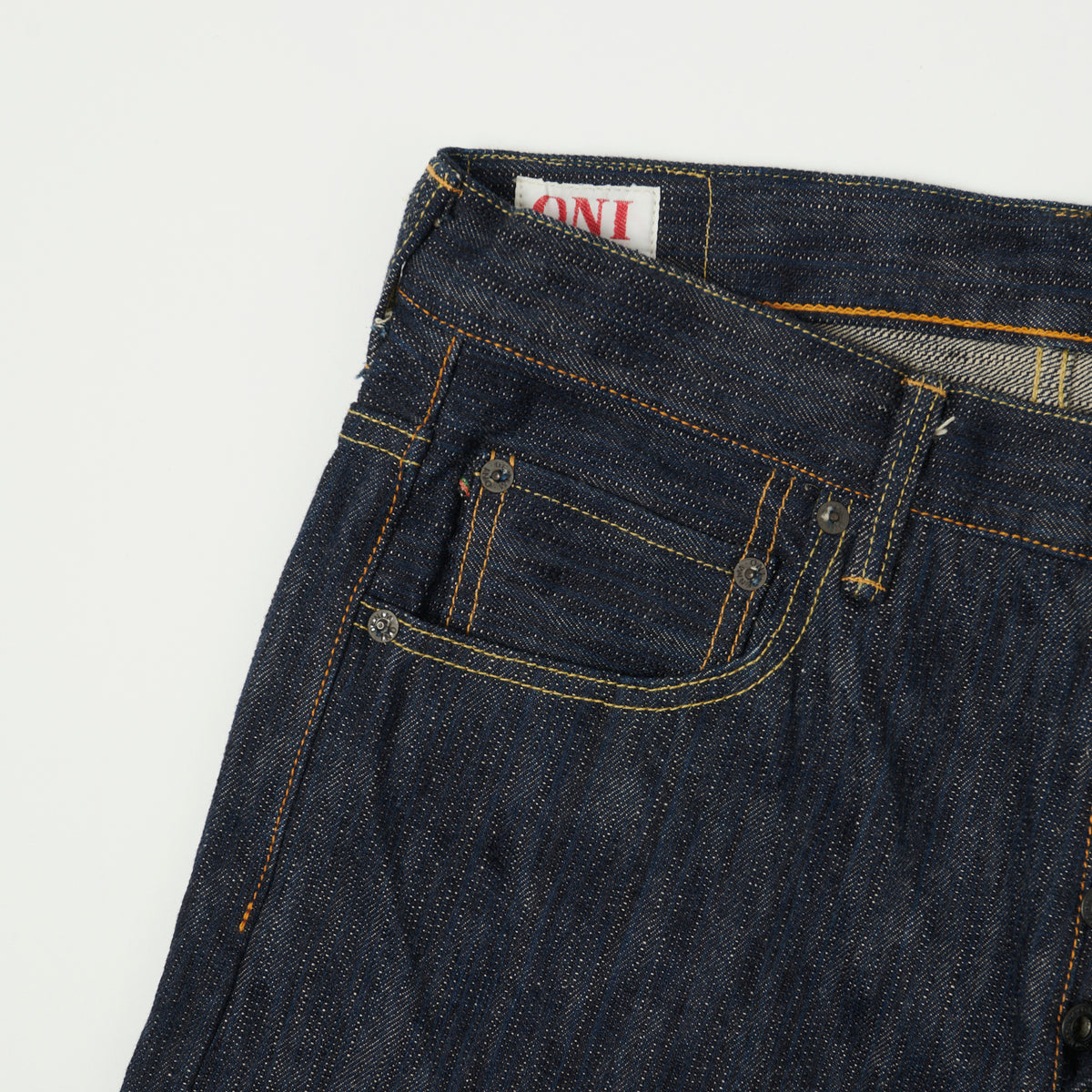 ONI Denim 642NIKHN 'Kihannen' Natural Indigo 18oz Regular Tapered Jean - One Wash