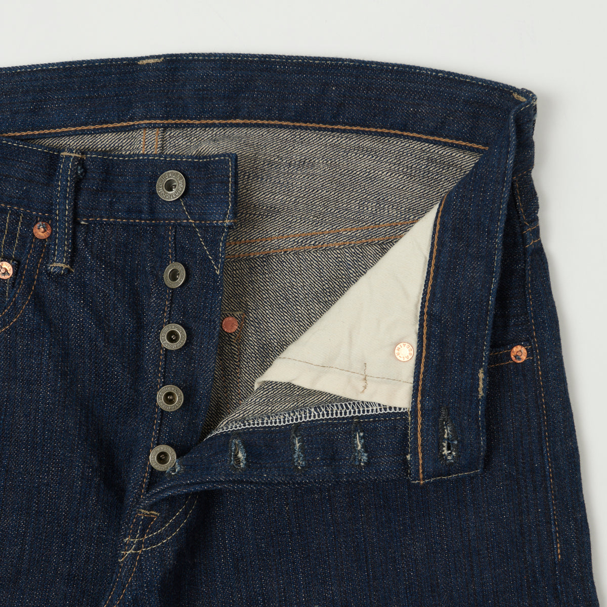 ONI Denim 679 Kiwami Natural Indigo 16oz Slim Tapered Jean - One Wash