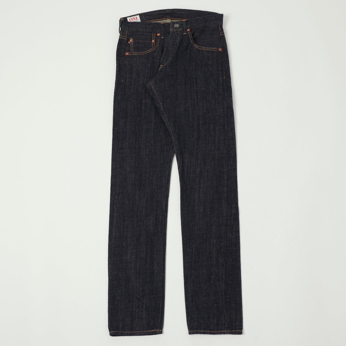 ONI Denim 689 Kiraku II 12oz Natural Indigo Slim Tapered Jean - One Wash