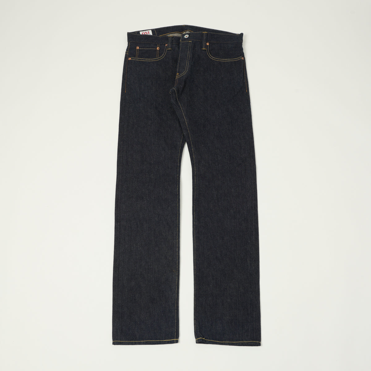 ONI Denim 707LWZR 12.5oz Natural Indigo Low Tension Slim Straight Jean - Raw