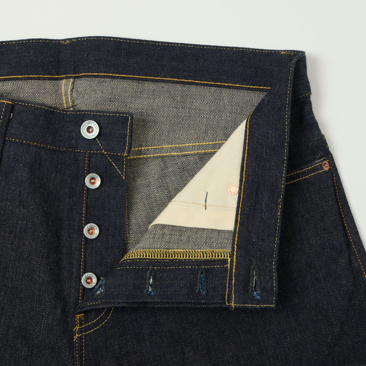 ONI Denim 707LWZR 12.5oz Natural Indigo Low Tension Slim Straight Jean - Raw