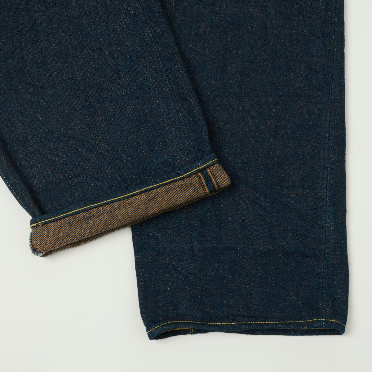 ONI Denim 822ZR-LBR 20oz Brown Weft 'Secret Denim' Extra Wide Tapered Jean - One Wash