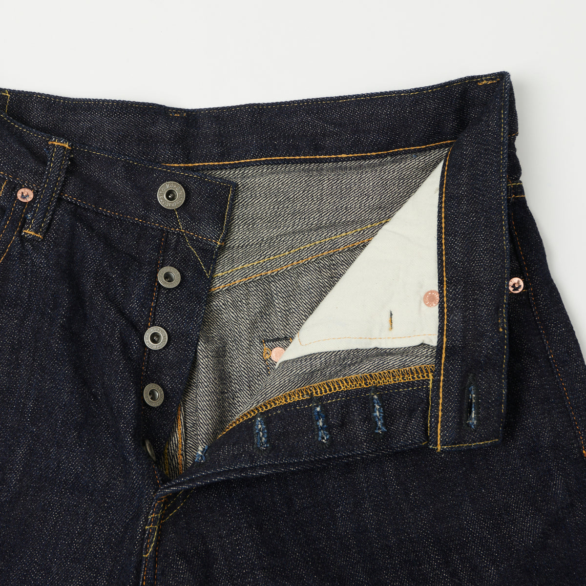 ONI Denim 860-KI KIRAKU 'Natural Indigo' 12oz Wide Taper Jean - One Wash