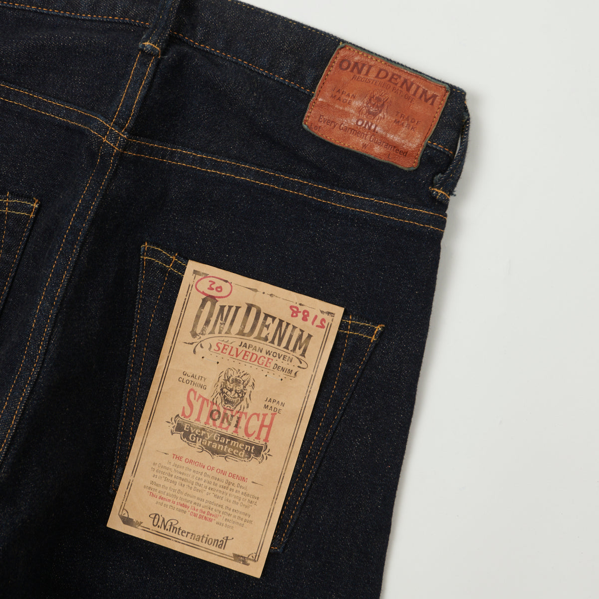 ONI Denim 881S 'Shin Pedal Pusher' Slim Tapered Stretch Jean - One Wash