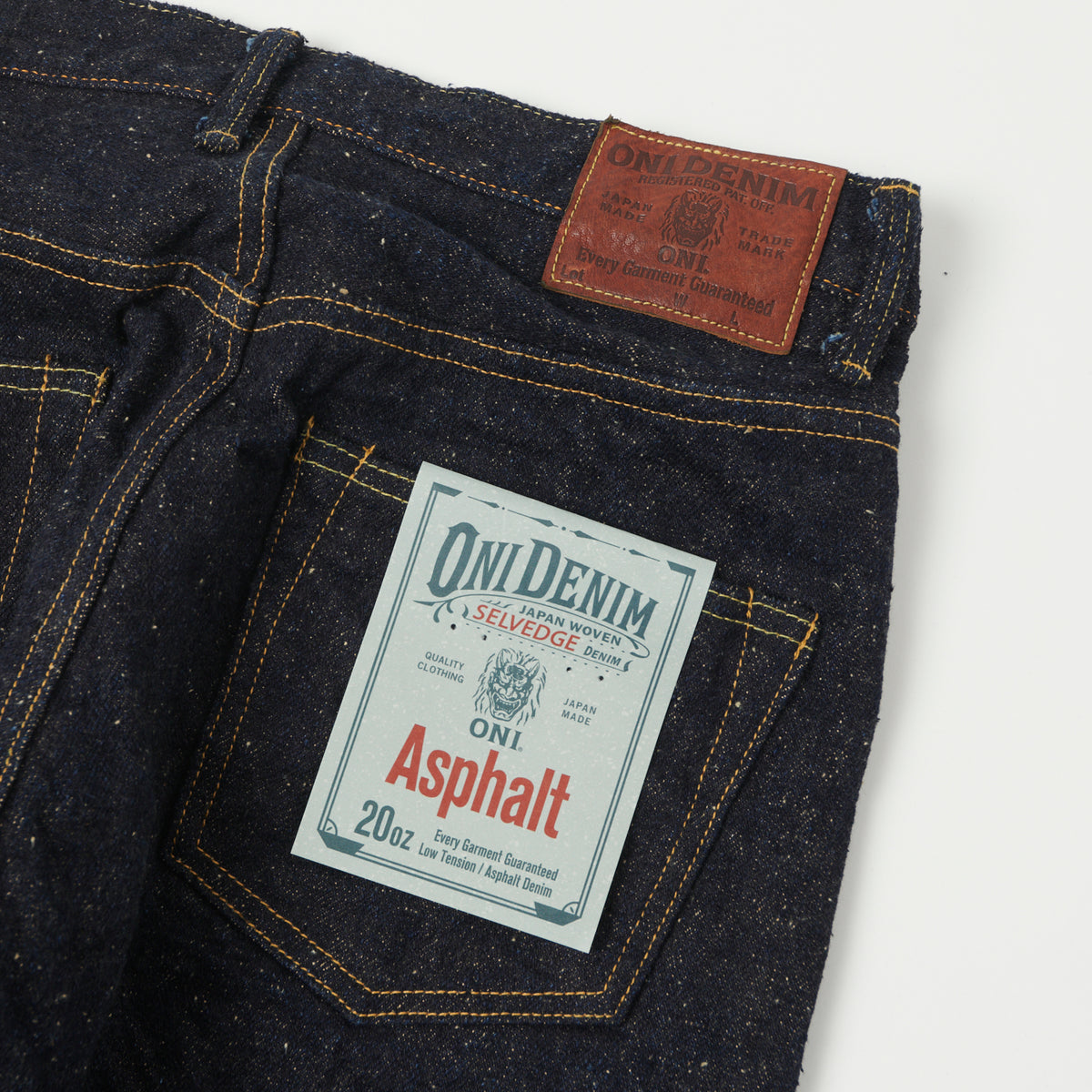 ONI Denim 902 'Asphalt' 20oz Regular Tapered Jean - One Wash