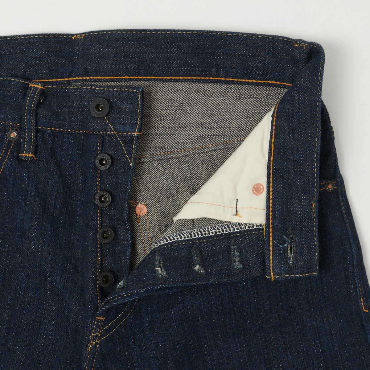 ONI Denim 920 'Kiwami' Semi Hand Made 16oz Natural Indigo Slim Tapered Jean - One Wash