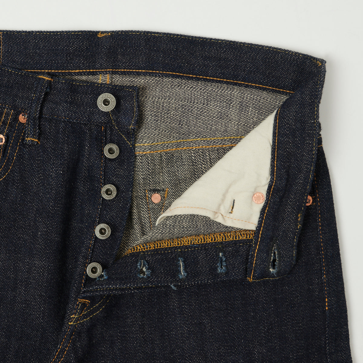 ONI 982 Kiraku 12oz Natural Indigo Regular Tapered Jean - One Wash