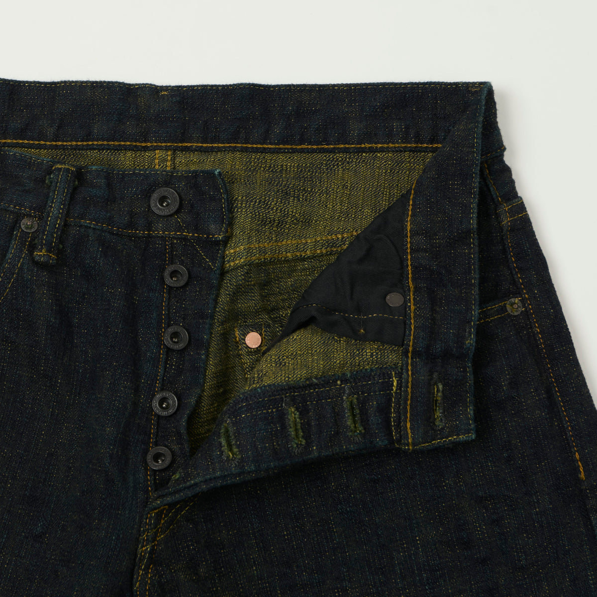 ONI Denim 277 'Bumpy' 17oz Regular Straight Jean - Yellow One Wash