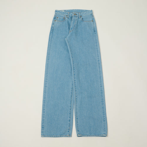 ONI Denim L720-12 Ladies 12oz Wide Straight jean - Bleach Wash