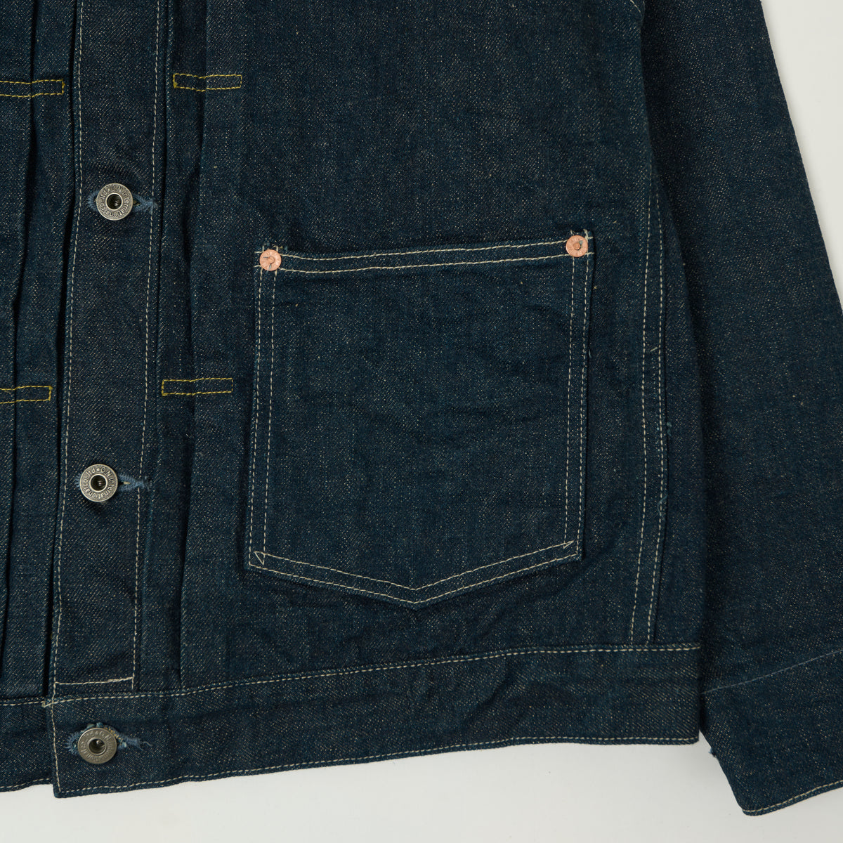 ONI Denim 03517 Ishikawadai 15oz 'Early Model' Type II Denim Jacket - One Wash