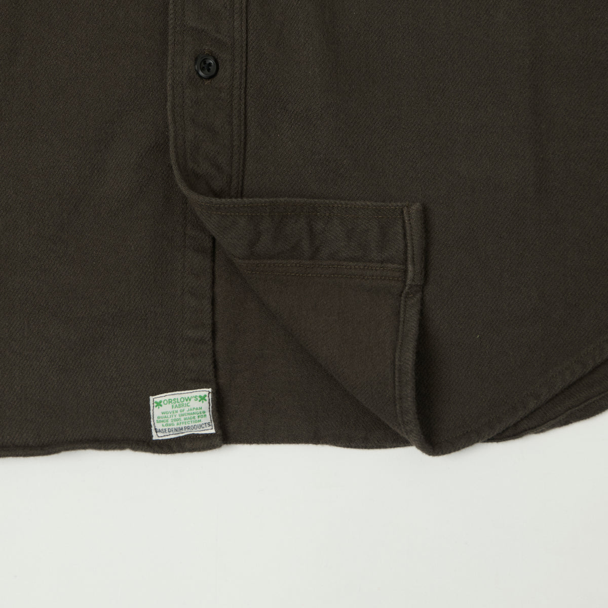 orSlow Flannel Work Shirt - Coffee Brown
