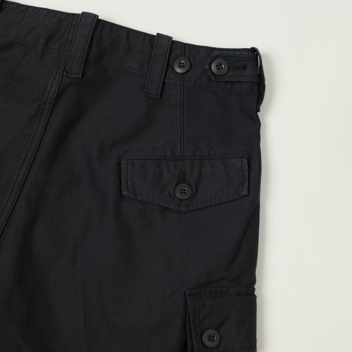 orSlow Sateen Cargo Pants - Navy