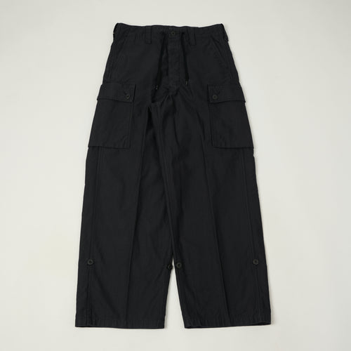 orSlow Sateen Cargo Pants - Navy