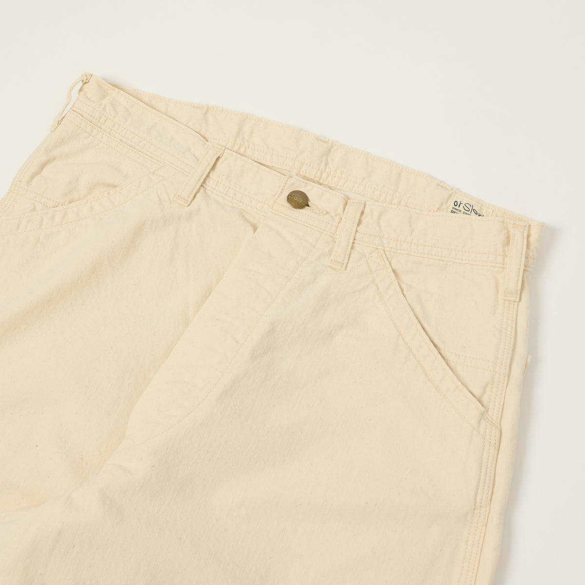 orSlow 1930s Denim Painter Pants - Ecru