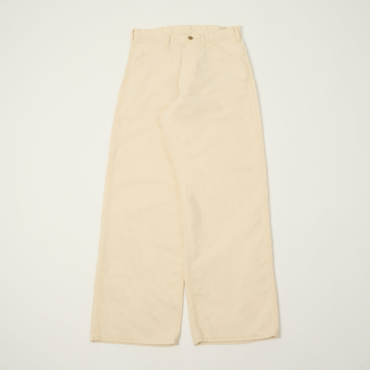 orSlow 1930s Denim Painter Pants - Ecru